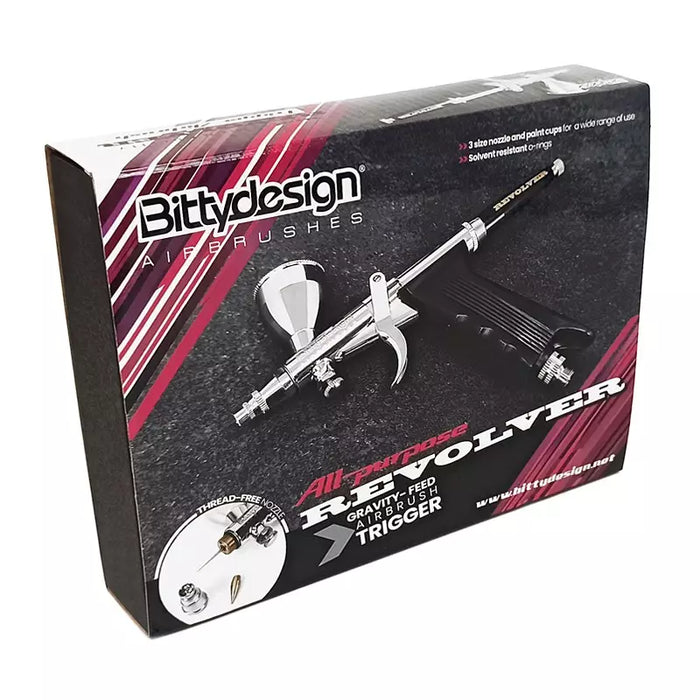 Revolver Gravity Fed Dual Action Airbrush