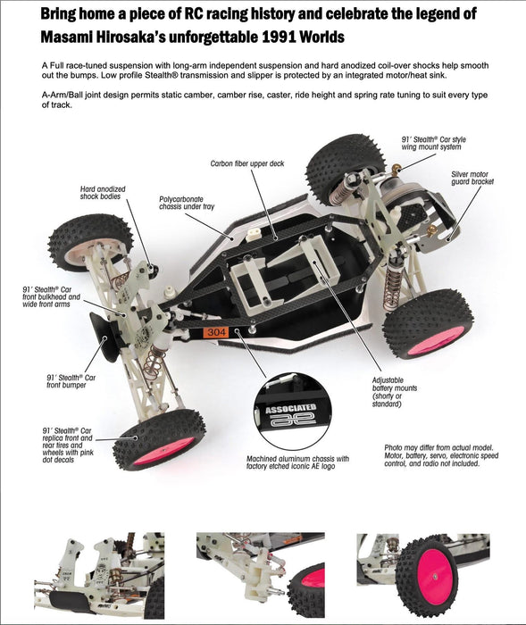 RC10 91 Stealth Car Masami Edition - Pre Order