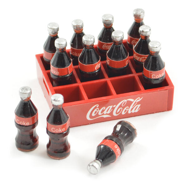 Soft Drink Crate with Bottles- Cola