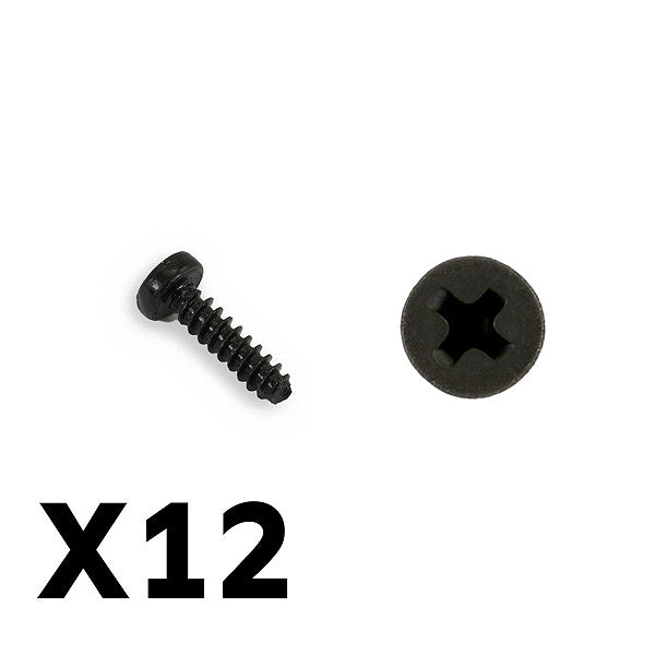 Tracer Pan Head Self Tapping Screws 2.6x10mm - 12pcs