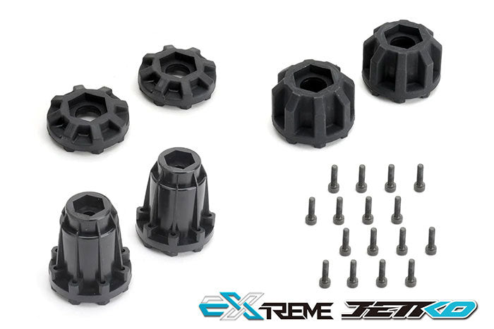 EX King Cobra Belted 3.8 Black Wheel for Maxx 17mm - 1pr
