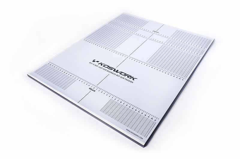 Pit Set Up Board 1/8th Buggy 455x570x10mm