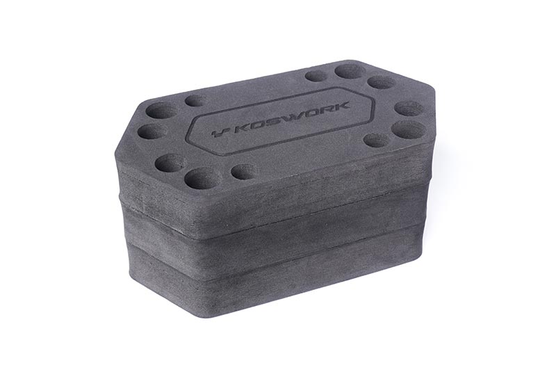 Foam Car Maintenance Stand for 1/8th Off Road H90 206x110mm