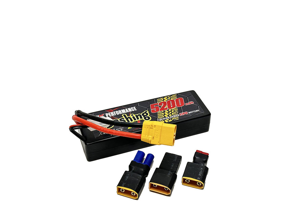 2s 7.4v 5200mah 50C Lipo Battery - Multi Connector