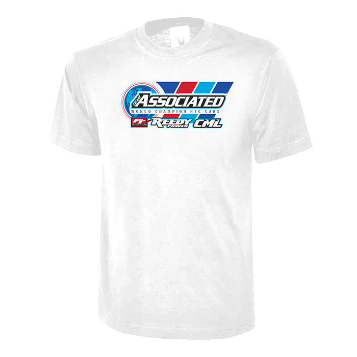 Team Associated/Reedy/FT/CML White T-Shirt - Small