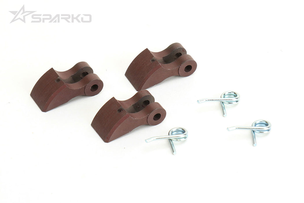 F8 Alu Clutch Shoes & 1.0mm Spring - 3pcs