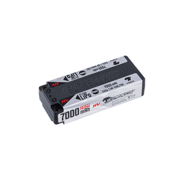 2s High Voltage 7000mah Mid Shorty Lipo Battery