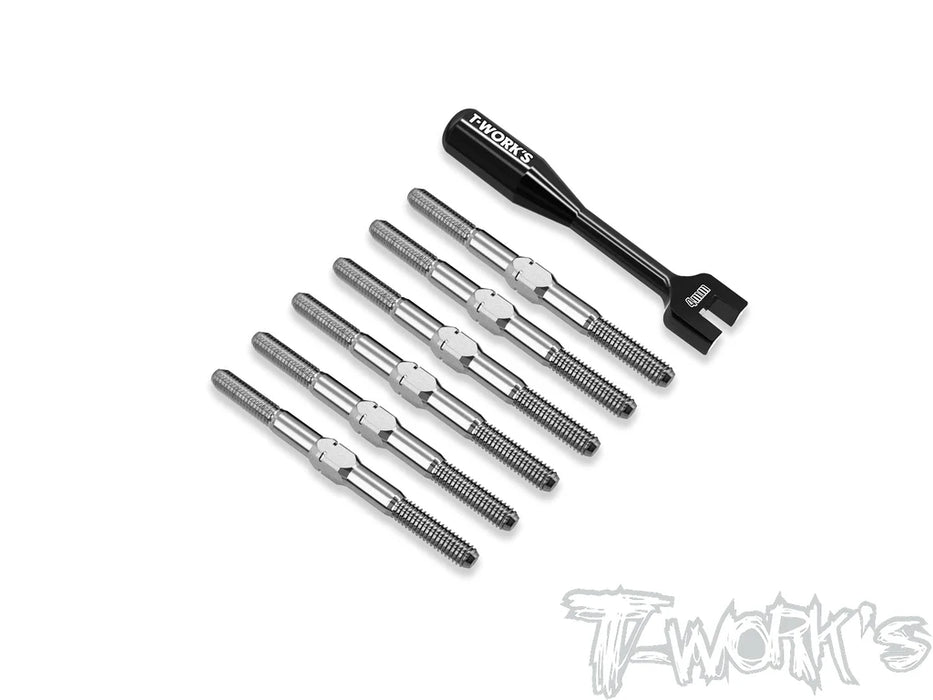 Titanium Turnbuckle Set for Team Associated RC10B7