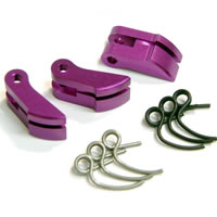 Heavy Alu Clutch Shoe with 1.0 & 1.1mm Springs - Purple