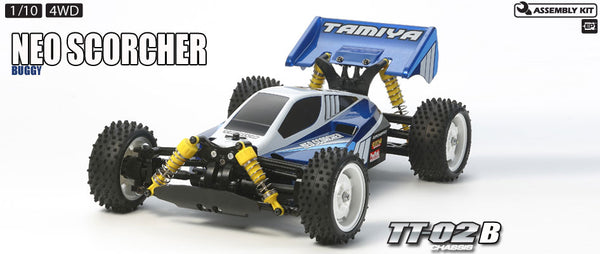 1/10RC Tamiya Neo Scorcher TT-02Bオリジナル仕様 Tamiya 58568 Neo Scorcher - TT02B 1/10th Electric Kit — Herts RC