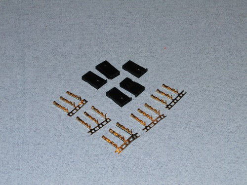 Futaba Plug (Male) Set - Gold Pins 5pcs