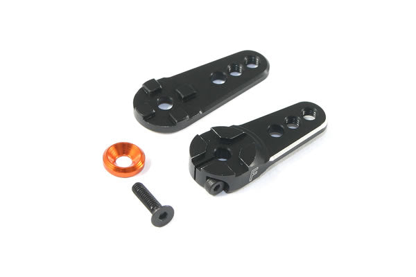 23T Black Alu 3-in-1 Servo Horn - KO/Sanwa