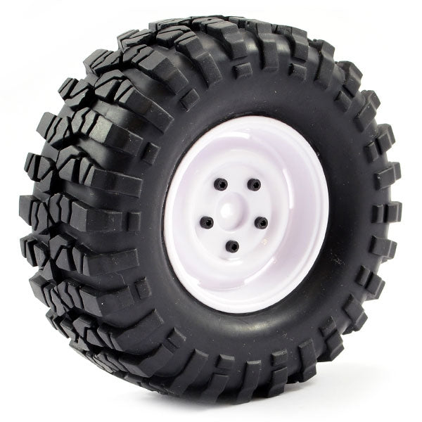 1/10th Rock Crawler Bedrock Tyre 1.9 scale Steel Wheel 108mm