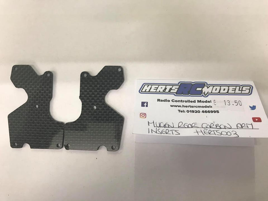 MBX8 Rear Carbon Inserts Fits E2145