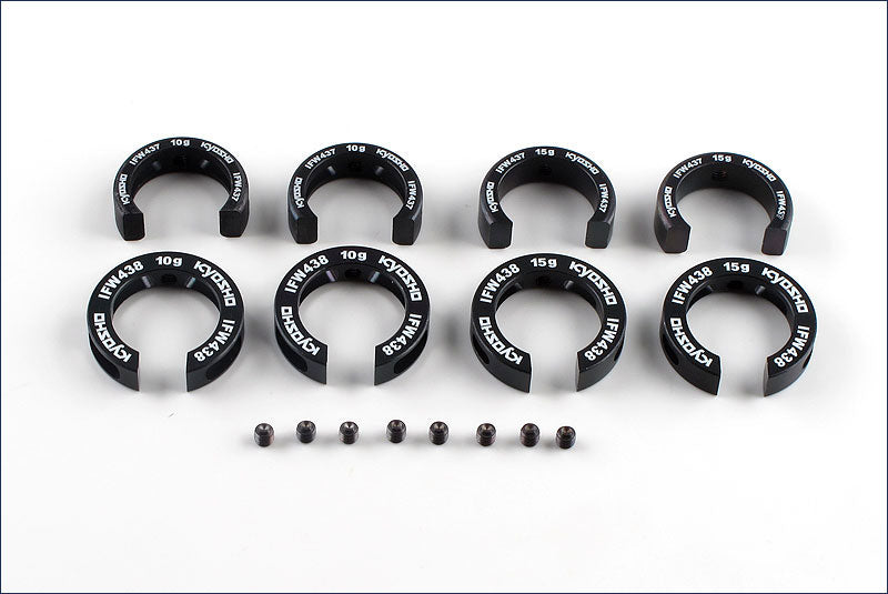 MP9 Front & Rear Knuckle/Hub Setting Weight Set (8pcs)