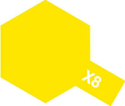 Acrylic Mini X-8 Lemon Yellow Paint