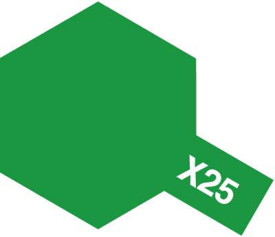 Acrylic Mini X-25 Clear Green Paint
