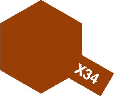 Acrylic Mini X-34 Metal Brown Paint