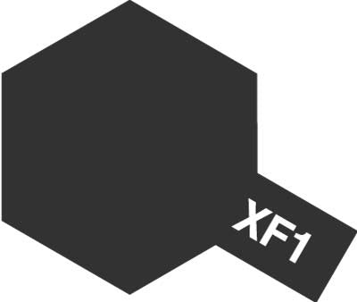 Acrylic Mini XF-1 Flat Black Paint