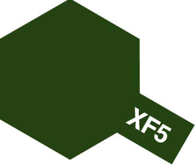 Acrylic Mini XF-5 Flat Green Paint