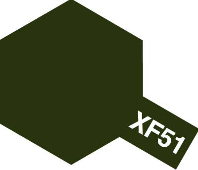 Acrylic Mini XF-51 Khaki Drab Paint