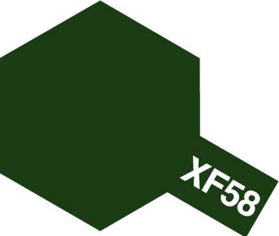 Acrylic Mini XF-58 Olive Green Paint