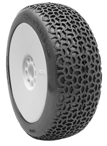 Scribble Clay 1/8th Off Road Buggy Wheels & Tyres - 1pr