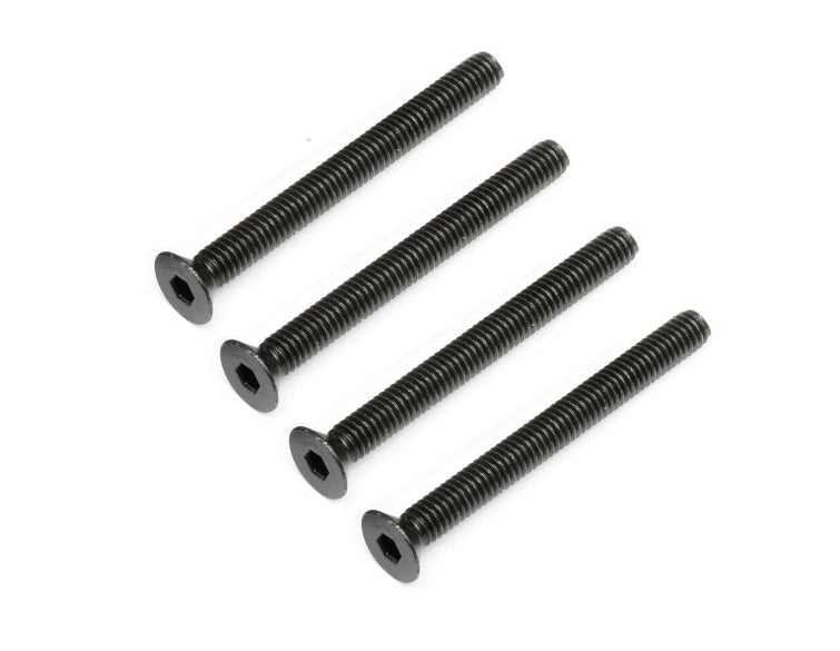 Flat Head Hex Screw 4x40mm - 4pcs