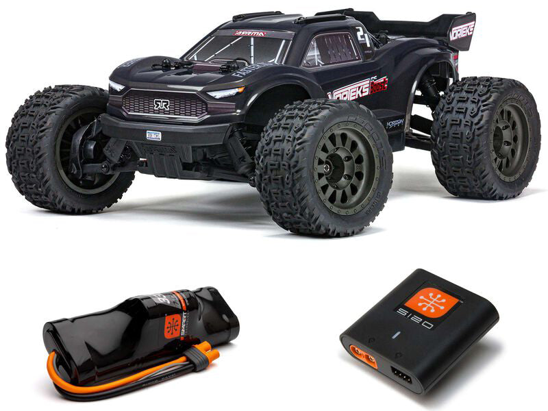 Vorteks Boost 4x2 550 Mega 1/10th Electric 2wd ST - Gunmetal with Battery & Charger