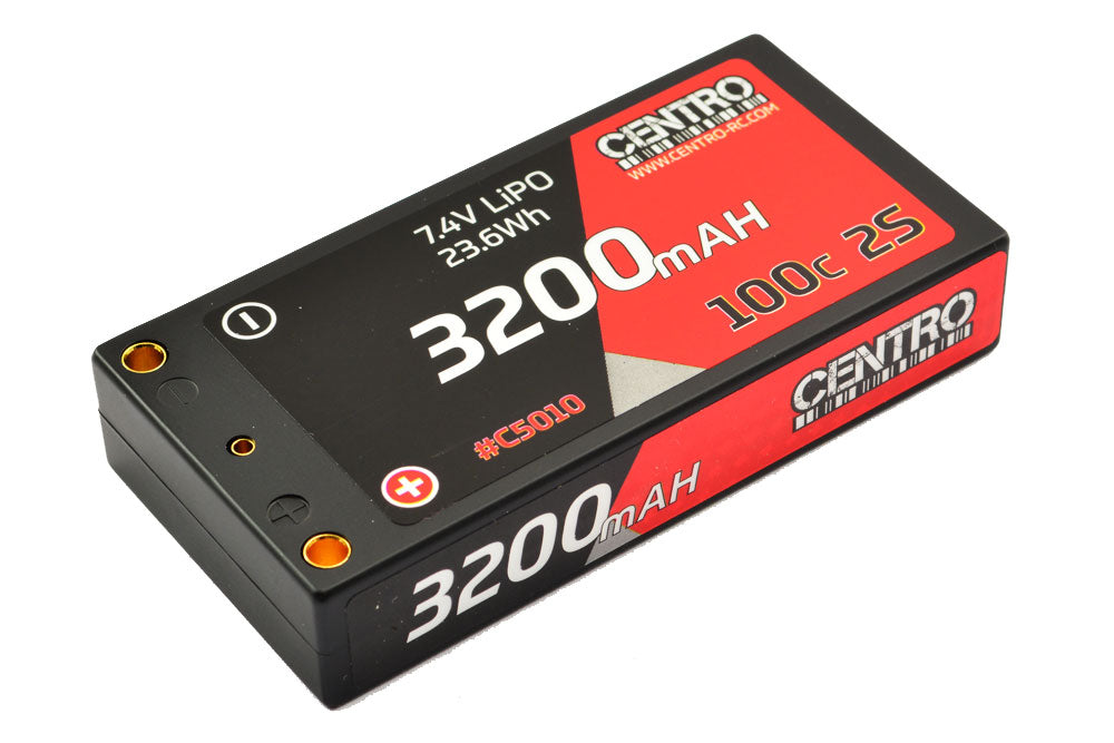 3200mAH LiPO Shorty Battery Hard Case