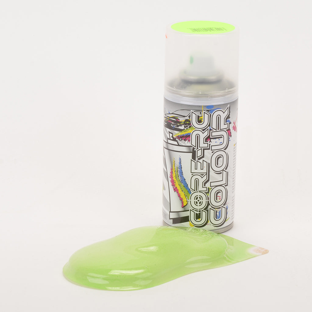 Core RC CR607 Lime Green Aerosol Paint for Lexan Bodyshell — Herts