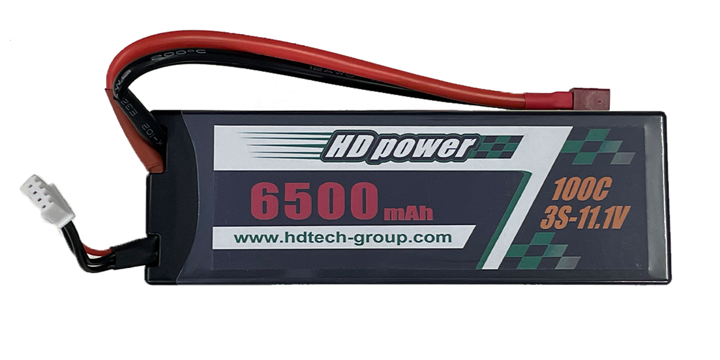 3S 100C 11.1V 6500mah Lipo Battery with Deans Connector
