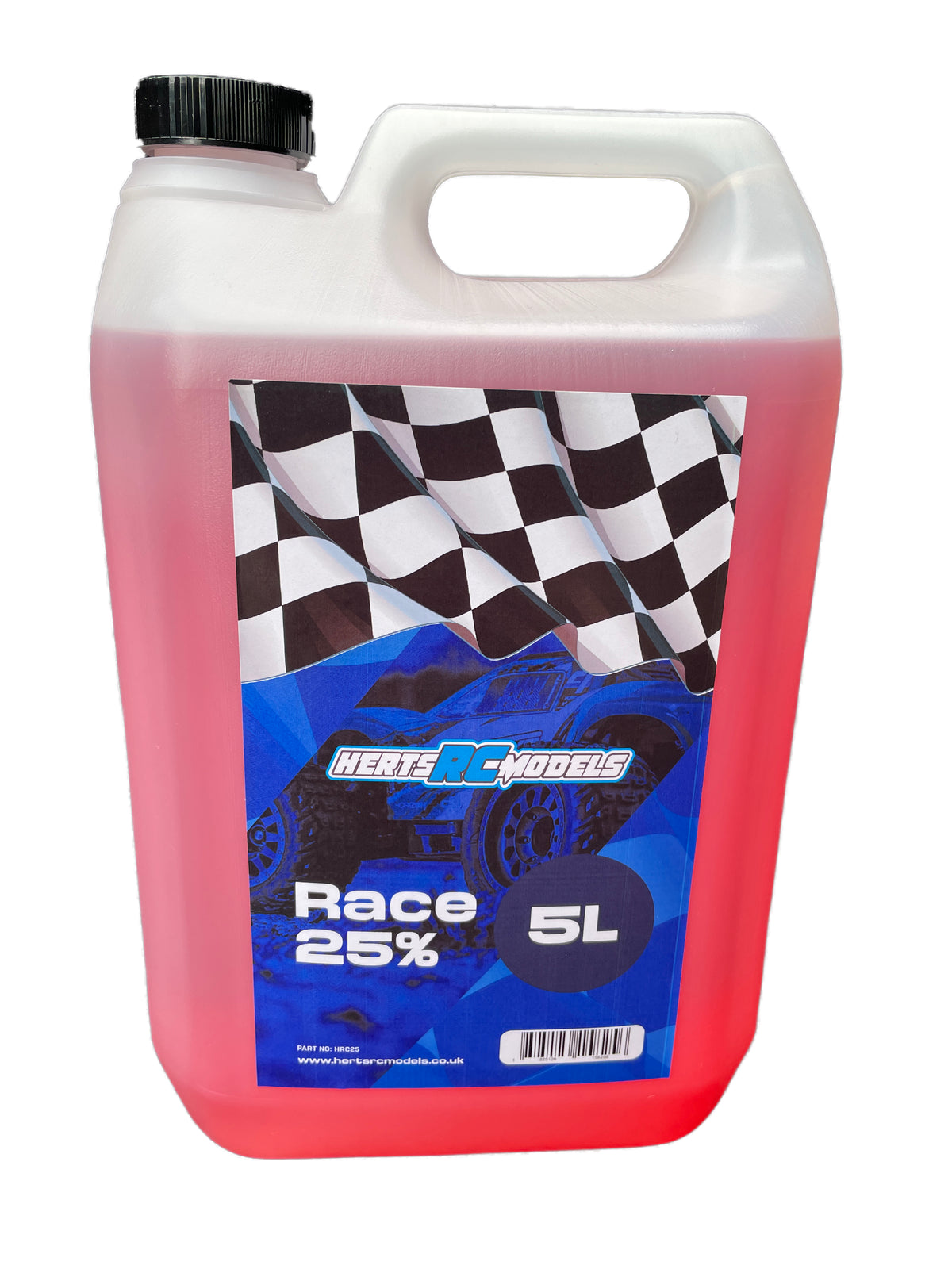 Herts RC Models HRC25Box Race 25% Nitro Fuel 5L - Box of 4
