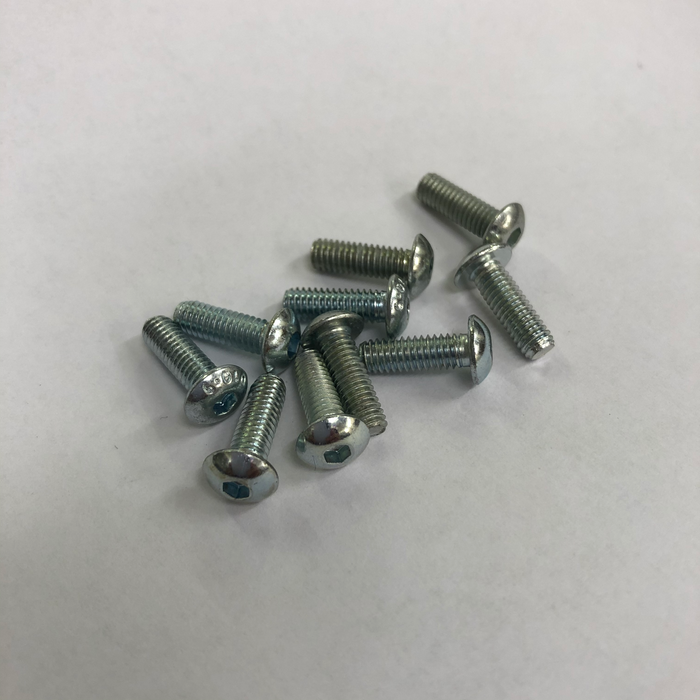Button Head Screw M3 x 10mm - 10pcs