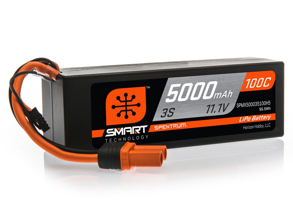 5000mah 3S 11.1V 100C Smart Hard Case Lipo Battery with IC5