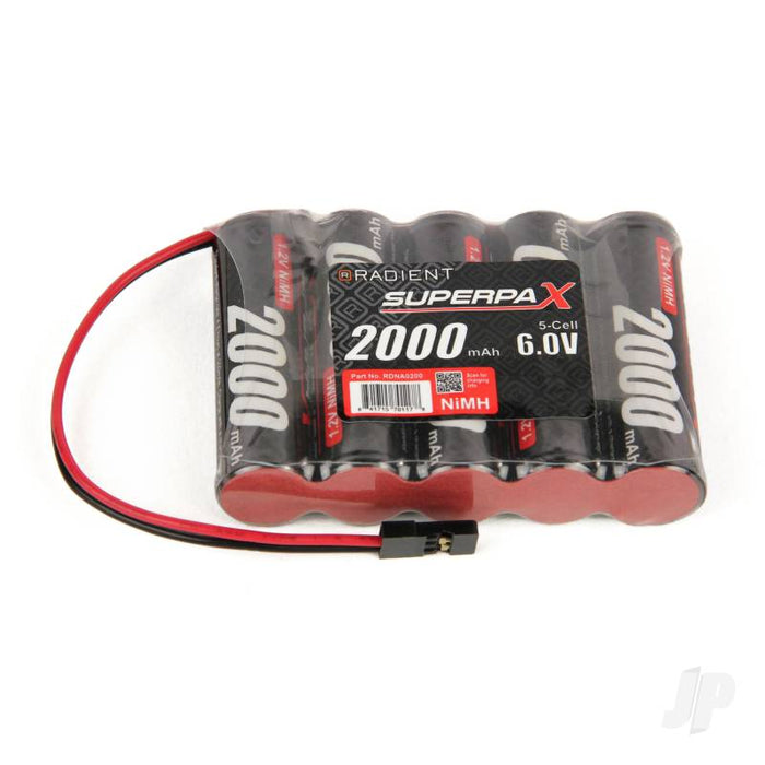 2000mAh 6.0v Flat NiMH Battery