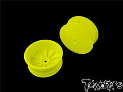 1/10th 4WD Front Wheel - Yellow 2.2 12mm Hex