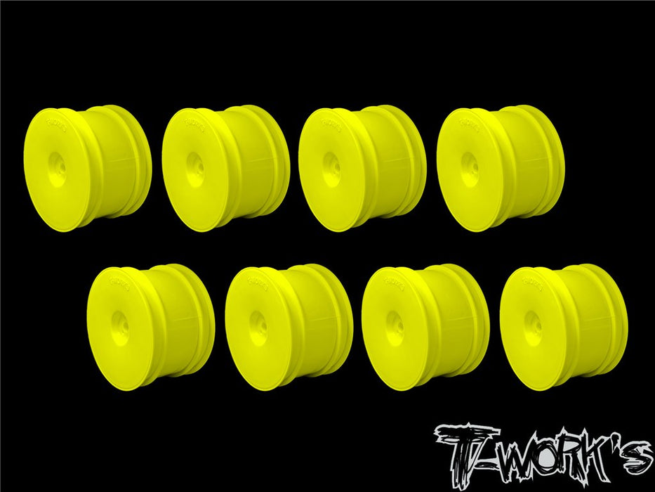 1/10th Rear Wheel Yellow 2.2 12mm Hex - 8pcs