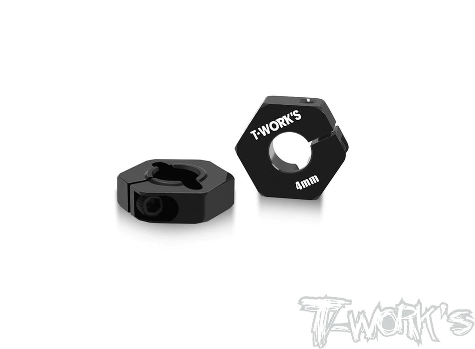 Alu Clip Wheel Hex Adapter 4mm for Team Associated RC10B6.4