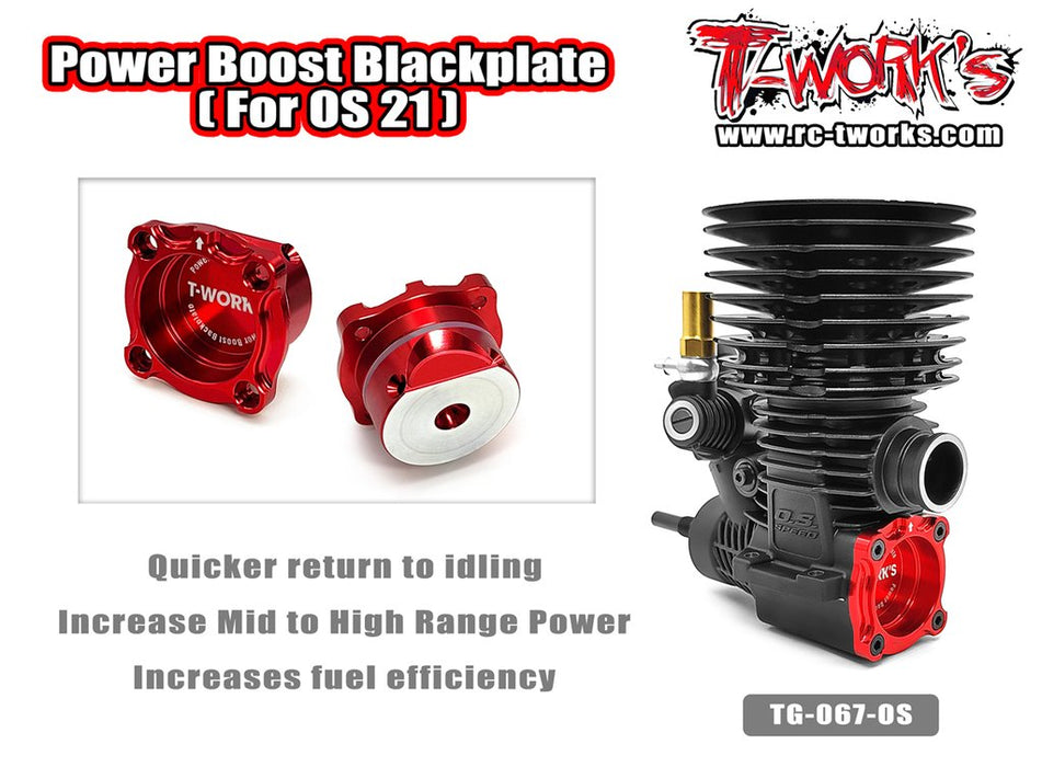 Power Boost Back Plate for OS Engines