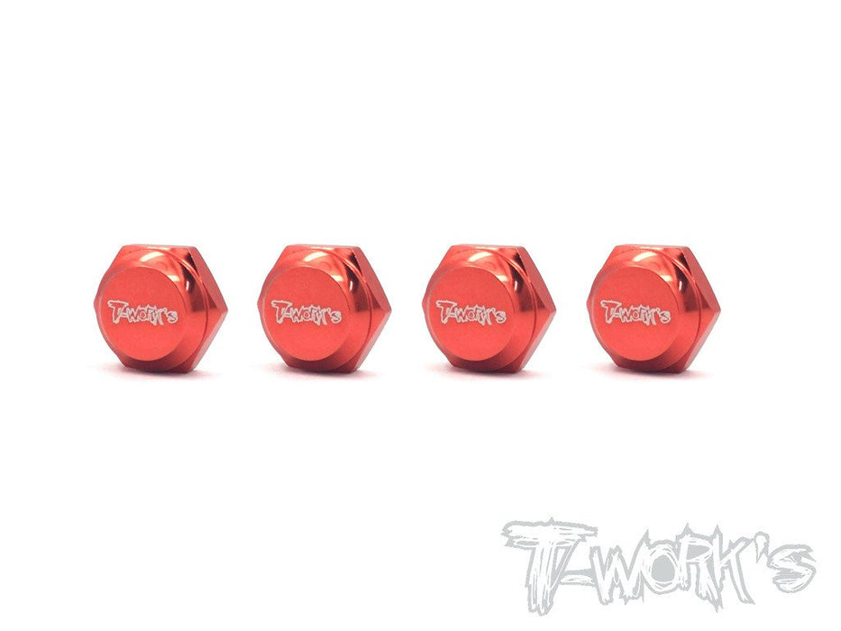 Self Locking Wheel Nut with Cover P1 - Orange