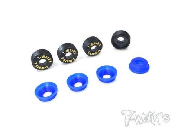 RC8B3.1 Brass Front Upright Adjust Nut With Spacers