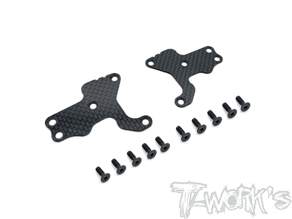 Team Associated RC8B3.2 Graphite Front A Arm Stiffeners 1mm