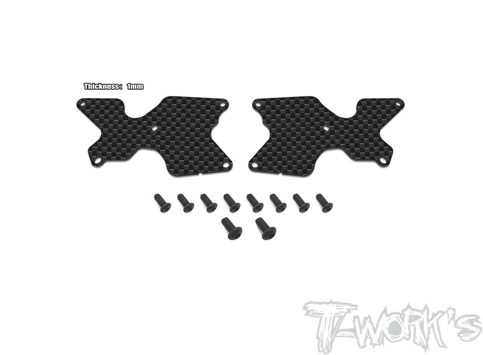 Graphite Rear A-Arm Stiffeners 1mm for Team Associated RC8B4
