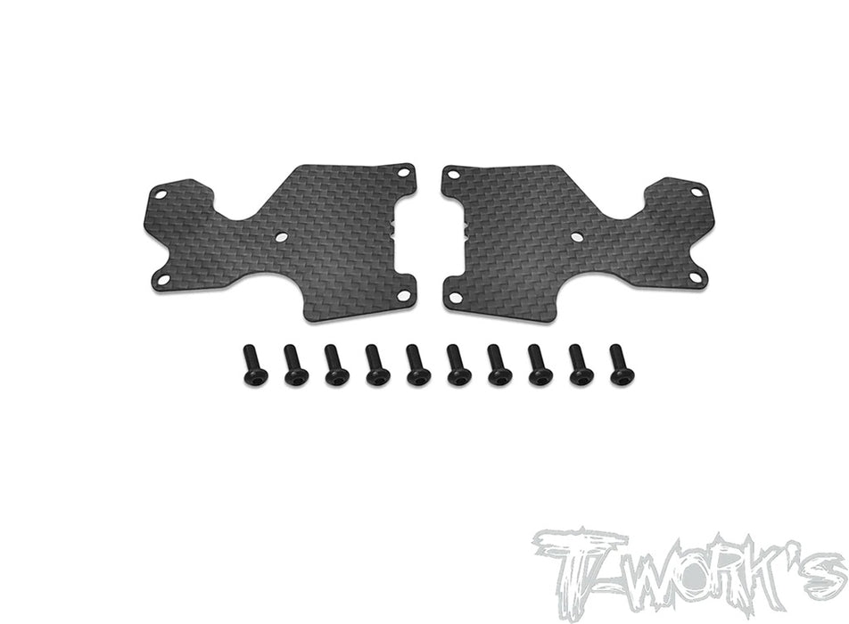 Graphite Rear A-Arm Stiffeners 1.2mm for Mugen MBX8R