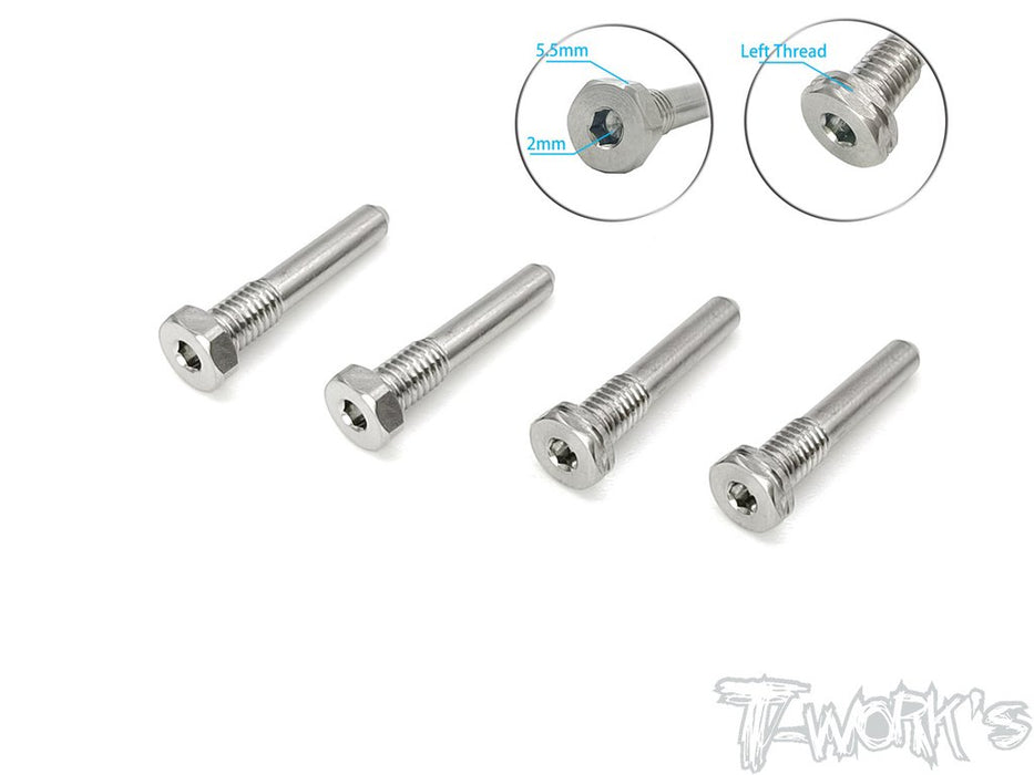 D819 Titanium Screw Type Shock Pin Set