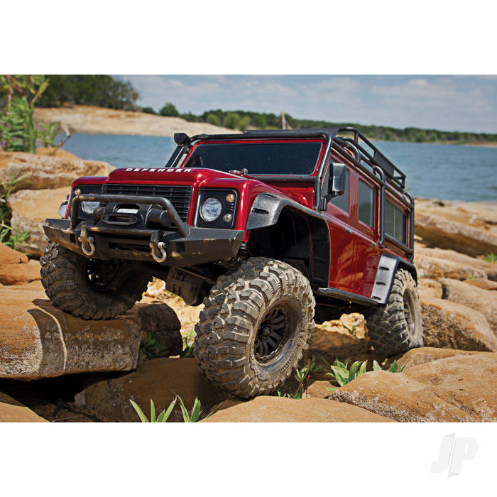 TRX-4 Land Rover Defender 1/10th 4WD Electric Trail Crawler - Red