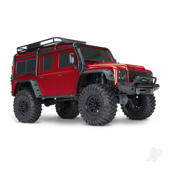 TRX-4 Land Rover Defender 1/10th 4WD Electric Trail Crawler - Red