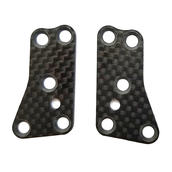 RC8B3.2 Factory Team Front Upper Suspension Arm Inserts Carbon 1.2mm