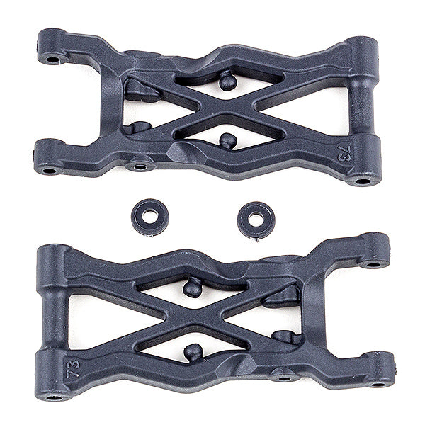 RC10B6.3 Rear Suspension Arms 73mm Hard